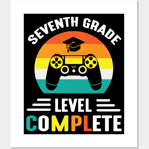 Gamer Student Class Of School Seventh Grade Level Complete Wall Art by bakhanh123